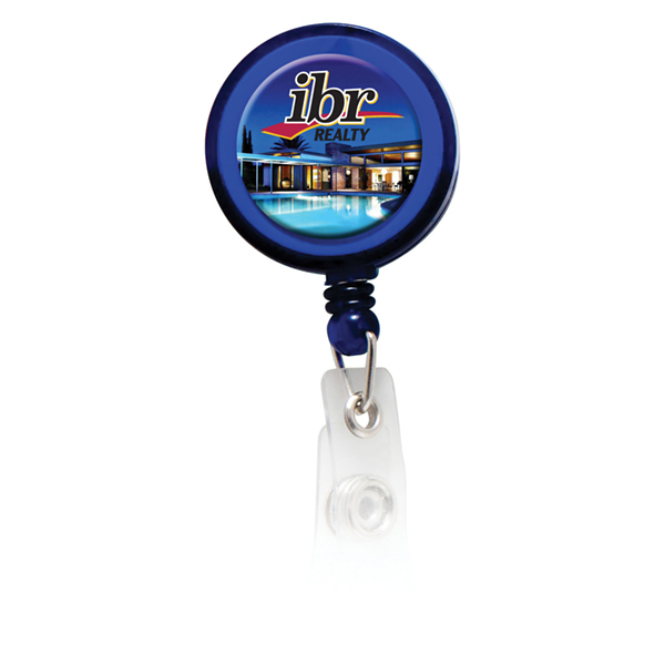 Round Domed Badge Holder with Slide on Clip - CPS/Keystone