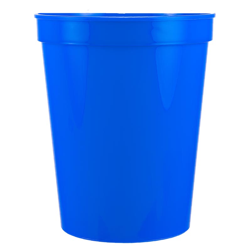 24-Pack 16-Ounce Blue Plastic Stadium Cups, Bulk Reusable Tumblers for All  Occasions and Celebrations