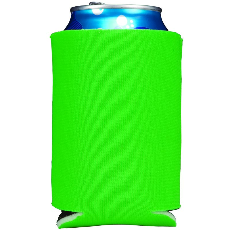 Folding Foam Can Cooler 2 sided imprint - CPS/Keystone