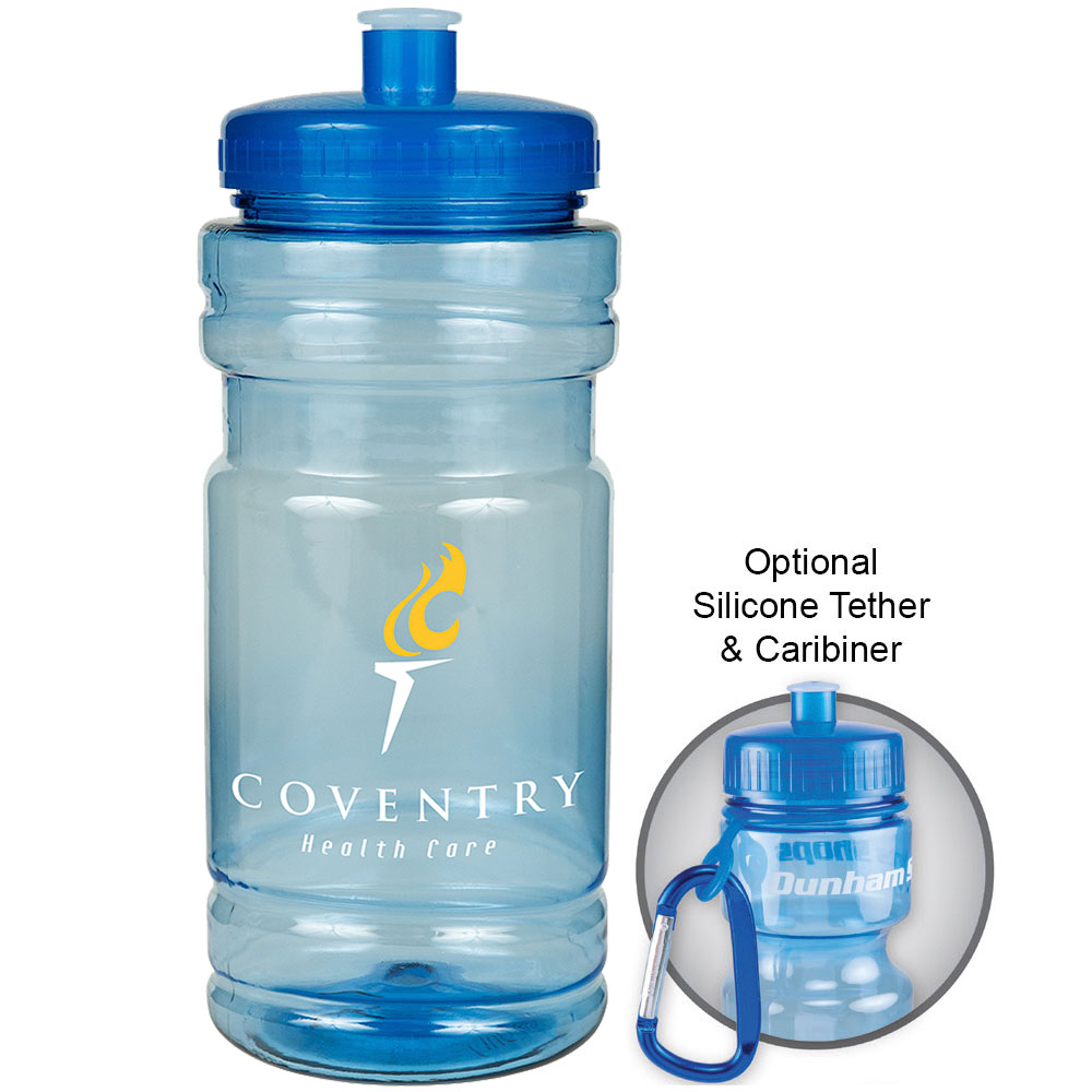 Flash E Sales Non-Slip Rubber-Coated Push-Button Water Bottle with Carry  Handle 48 oz. - Mint - 48 Oz.