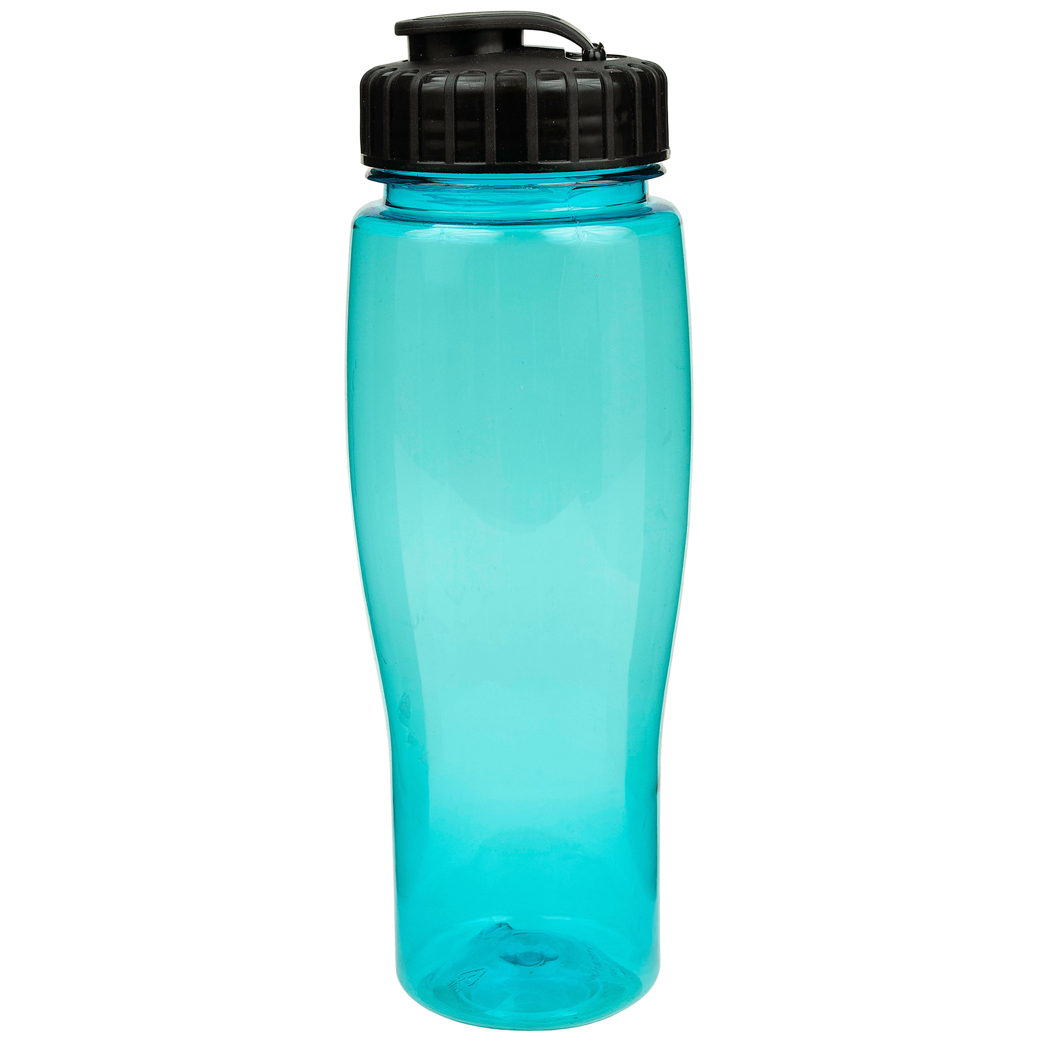 Clear Impact Halcyon Water Bottle with Two-Tone Flip Straw - 24 oz.